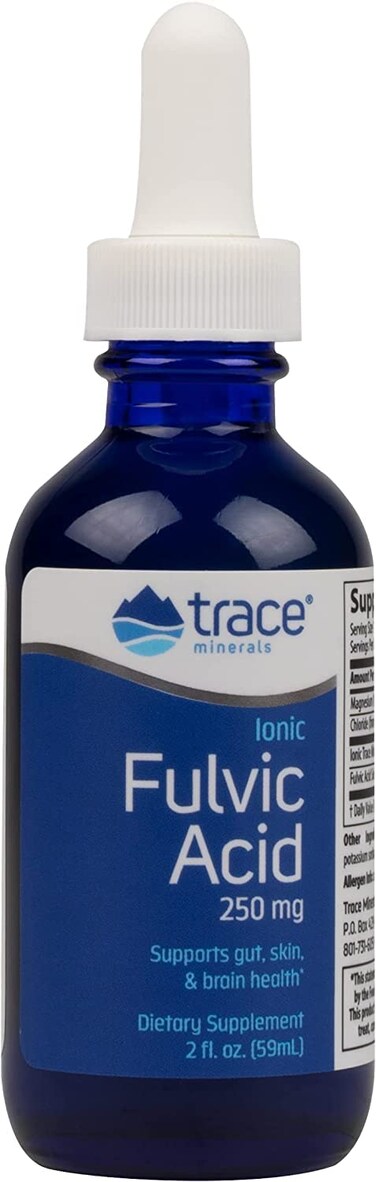 Trace Minerals Research IOFA01  Liquid Ionic Fulvic Acid with Concentrace Supplement 03 lb