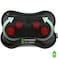 ZyllionShiatsu Back and Neck Massager with Heat  Cordless Rechargeable 3D Kneading Deep Tissue Massage Pillow for Chair Car Muscle Pain Relief  Black ZMA13RB