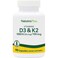 Natures Plus  Vitamin D3 1000 IUVitamin K2 100 mcg 90 vegetarian capsules