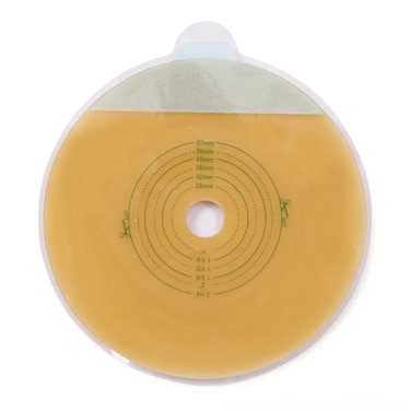 LotFancy Adhesive Stoma Skin Barriers for TwoPiece System Colostomy Bag  Ostomy Wafer Supply for Ileostomy Stoma Care CuttoFit Pack of 10