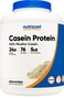Nutricost Casein Protein Powder 5lb  Micellar Casein NonGMO Gluten Free Unflavored
