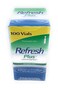 Allergan Refresh Plus Lubricant Eye Drops SingleUse Vials Clear 100 Count Pack of 1