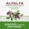 Natures Way Alfalfa  1215 mg per 3capsule serving  Alfalfa Herbal Capsule  Gluten Free  100 Vegan Capsules