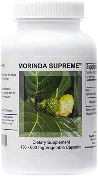 SupremeNutrition Morinda Supreme 130 Whole Noni Fruit Capsules