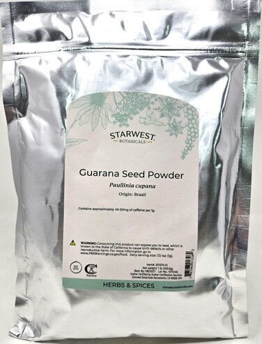 Starwest BotanicalsGuarana Seed Powder 1 Pound