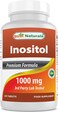 Best Naturals Inositol 1000mg 120 Tablets  Also Called Vitamin B8