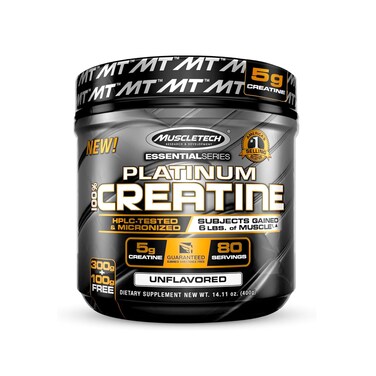 MuscleTech Platinum 100 Creatine UltraPure Micronized Creatine Powder 80 Servings 088 lbs 400g by Unknown