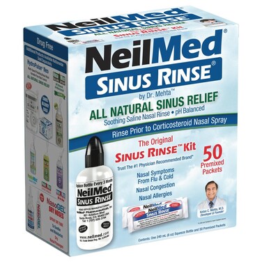NeilMedSinus Rinse  A Complete Sinus Nasal Rinse Kit 50 count Pack of 1