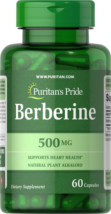 Puritans Pride Berberine 500 mg 60 Capsules