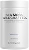 CodeageRaw Wildcrafted Irish Sea Moss Supplement Spirulina Algae Bladderwrack Seaweed Burdock Root Black Pepper Vegan NonGMO 120 Capsules