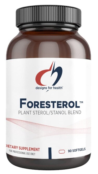 Designs for Health Plant Sterols and Stanols  Foresterol Stanol Sterol Supplement with BetaSitosterol from Coniferous Pine  Designed to Help Maintain Healthy Cholesterol Levels 90 Softgels