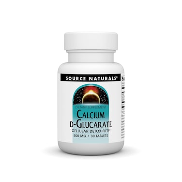 Source Naturals Calcium DGlucarate 500mg Cellular Detoxifier  60 Tablets