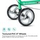 ELENKER Knee Scooter with Basket Dual Braking System for Ankle and Foot Injured Green