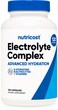 Nutricost Electrolyte Complex Advanced Hydration with Real Salt 120 Capsules  8 Hydrating Electrolytes  Vitamins Gluten Free NonGMO Vegetarian