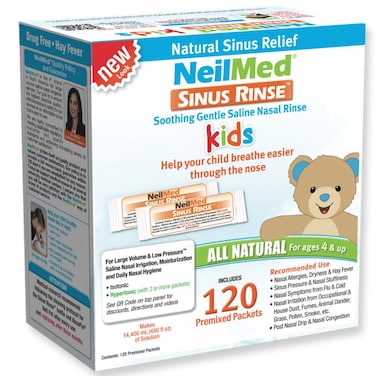 Neil Med Sinus Rinse Pediatric Packets Premixed 120box