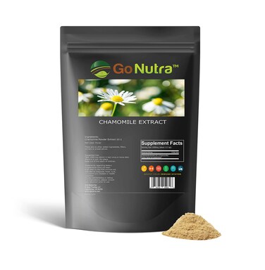 Go Nutra Chamomile Extract Powder 101 Strength Apigenin Supplement 8 oz Herbal Extract