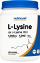 Nutricost LLysine Powder 1KG 22lbs  Pure LLysine NonGMO Gluten Free