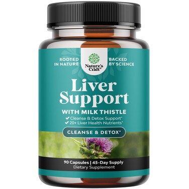 Liver Cleanse Detox  Repair Formula  Herbal Liver Support Supplement with Milk Thistle Turmeric Dandelion Root  Artichoke Extract for Liver Health  Silymarin Milk Thistle Liver Detox Capsules 90ct