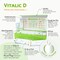 EzyRelifeCleanse Colon Naturally Safe  Effective Cleanse at Home Body Detox Program Benefits Gut Health with Oil Palm Fiber Remove Mucoid Plaque from Bowel in Amazing Result  Vitalic D