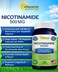 aSquared Nutrition Nicotinamide with Resveratrol  120 Veggie Capsules  Vitamin B3 500mg Niacinamide Flush Free  Supplement Pills to Support NAD Skin Cell Health  Energy