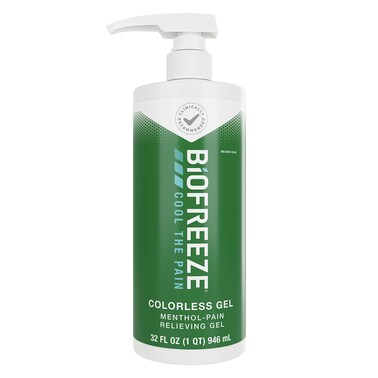 BiofreezePain Relief Gel Arthritis Pain Reliver Knee  Lower Back Pain Relief Sore Muscle Relief Neck Pain Relief Pharmacist Recommended FSA Eligible 32 FL OZ Biofreeze Menthol Gel