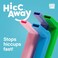 HiccAway Hiccup Straw  Stops Hiccups Naturally  Fast  As Seen On Shark Tank  Clinically Proven Relief for All Ages Children  Adults  HiccAway Family Pack Blue Pink Green Purple 4 Pack