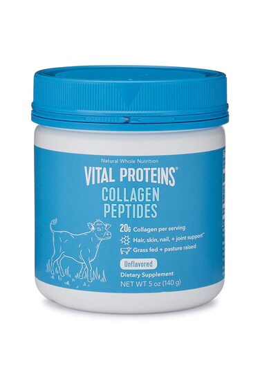 Vital ProteinsCollagen Peptides Powder Supplement Type I III for Skin Hair Nail Joint  Hydrolyzed Collagen  Dairy and Gluten Free  20g per Serving  Unflavored 5 oz Canister