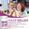 HealthA2ZGas Relief Simethicone 250mg  Maximum Strength  Fast Gas Relief  Relieve Symptoms Naturally 100 Softgels Pack of 1