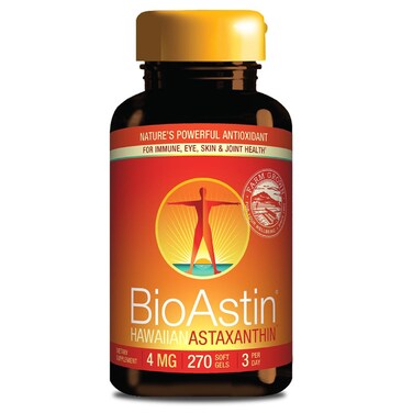 Nutrex Hawaii BioAstin Hawaiian Astaxanthin  4mg 270 Softgels  FarmDirect Premium Antioxidant Supplement to Support Eye Skin Joint  Immune System Health NonGMO  GlutenFree