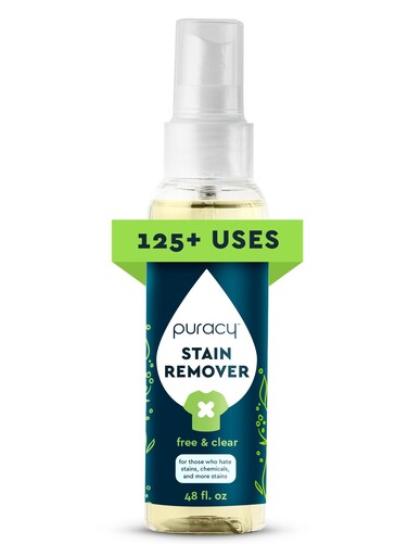Puracy Stain Remover  Cleaning Spray Clothes Stain Remover for Clothes Laundry Stain Remover Spray for Clothes Travel Stain Remover Oil Stain Remover  Natural Spot Cleaner  FreeClear 4 fl oz