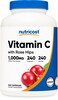 NutricostVitamin C with Rose HIPS 1025mg 240 Capsules  Vitamin C 1000mg Rose HIPS 25mg Premium NonGMO Gluten Free Supplement