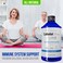 Colloidal Silver Liquid  12 PPM Premium Silver Solution 60 MCG Per Serving All Natural Vegan Immune System Support Ionic Silver Water Daily Mineral Supplement 16 Fl oz 96 Servings