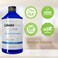 Colloidal Silver Liquid  12 PPM Premium Silver Solution 60 MCG Per Serving All Natural Vegan Immune System Support Ionic Silver Water Daily Mineral Supplement 16 Fl oz 96 Servings