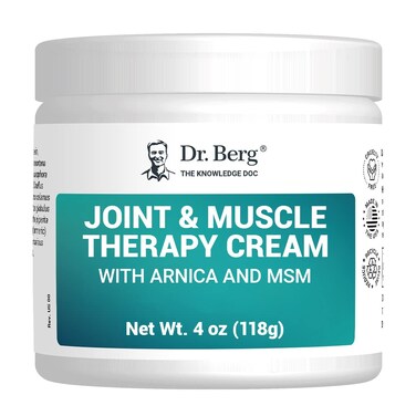 Dr Bergs Joint  Muscle Cream  Workout Recovery FullBody Relaxation Skin Nourishment  Sore Muscle Cream with Arnica and MSM  4 oz