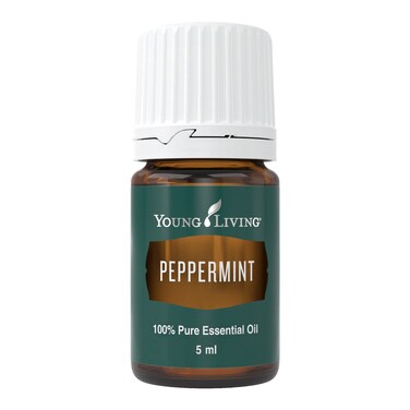 Young Living Peppermint Essential Oil 5ml  Ideal for Muscle Relaxation  Invigorating Mint Aroma  Cooling Sensation  Aromatherapy Diffuser at Home or After a Workout