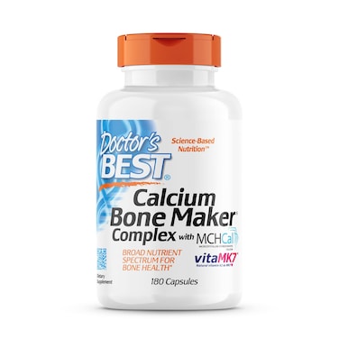 Doctors BESTCalcium Bone Maker Complex with MCHCal Supports Bone Health Muscular Skeletal  Vascular Health 180 Caps