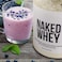 NAKEDStrawberry Whey Protein  All Natural Grass Fed Whey Protein Powder  Dried Strawberries  Coconut Sugar 5lb Bulk GMOFree Soy Free Gluten Free Aid Muscle Growth  Recovery  61 Servings
