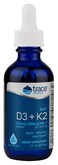 Trace Minerals  Liquid Ionic Vitamin D3  K2  125 mcg 5000 IU D3 100 mcg K2  Concentrated Dietary Supplement  2 fl oz 296 Servings