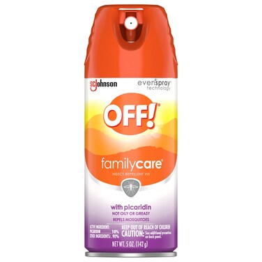 OFF FamilyCare Insect  Mosquito Repellent Aerosol Bug Spray Made with Picaridin for Everyday Use 5 oz