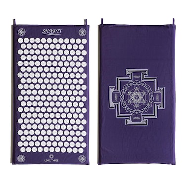 ShaktiMatClassic Acupressure Mat Advanced Intensity in Indigo Relieves Stress  Tension Promotes Relaxation  Focus  Similar to Acupuncture No Needles Required  FSAHSA Eligible