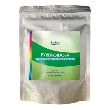 BioPure Chlorella Pyrenoidosa  100 Organic CrackedCell Wall Nutraceutical Superfood Packed with Proteins Vitamins Minerals  Amino Acids That Supports Metabolism Detox  Immunity 1000 Tablets