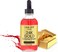 Liquid Colloidal Gold 24k 9999 Pure 100ppm Ruby Red Water Based All Natural Electrolysis 4oz Glass Bottle