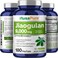 NusaPure Jiaogulan 9000 mg 180 Veggie Capsules Extract 201 Vegetarian NonGMO Vegan Gynostemma Pentaphyllum