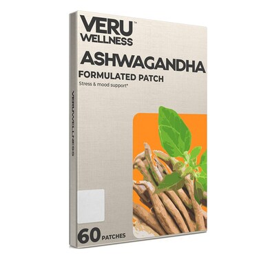 Ashwagandha Patch  Stress Relief Natural Mood Support Stress Energy and Focus Support Patch 60 Count