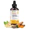 Maxx Herb Liquid Turmeric Curcumin  Liposomal Turmeric Supplement with Black Pepper BioPerine  Ginger  Max Strength Extract for Joint Health  Digestion  4 Oz Bottle 60 Servings