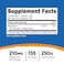 Nutricost Magnesium Glycinate Powder 250 Grams Unflavored