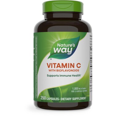Natures WayVitamin C with Bioflavonoids Immune Support 1000 mg per serving 250 Capsules