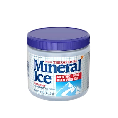Mineral Ice Therapeutic Pain Relieving Gel 16 Ounce Jar