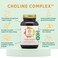 PURE SYNERGY Choline Complex  Vegan Choline Supplement Made with Organic Whole Foods  NonGMO Bioavailable Choline Complex  for Pregnancy Brain and Liver Health 60 Tablets