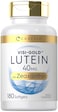 Carlyle Lutein and Zeaxanthin Supplement  40mg  180 Softgels  Pills for Eyes  Eye Health Vitamins  VisiGold  NonGMO and Gluten Free